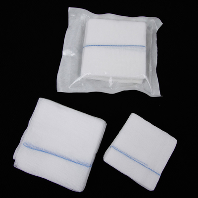 Algodão Gauze Swab Pack absorvente estéril 10cmx10cm 7.5x7.5cm 4x4 5x5 1x1 3x3