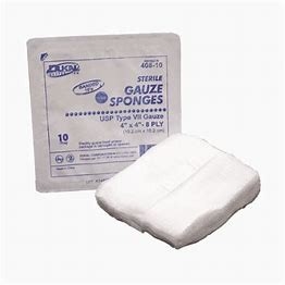 4 por 4 3x3 3x4 Gauze Sponge Foam Bandage Non estéril tecido
