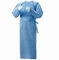 os vestidos 40gsm cirúrgicos descartáveis nivelam o paciente descartável da roupa do isolamento de 3 hospitais